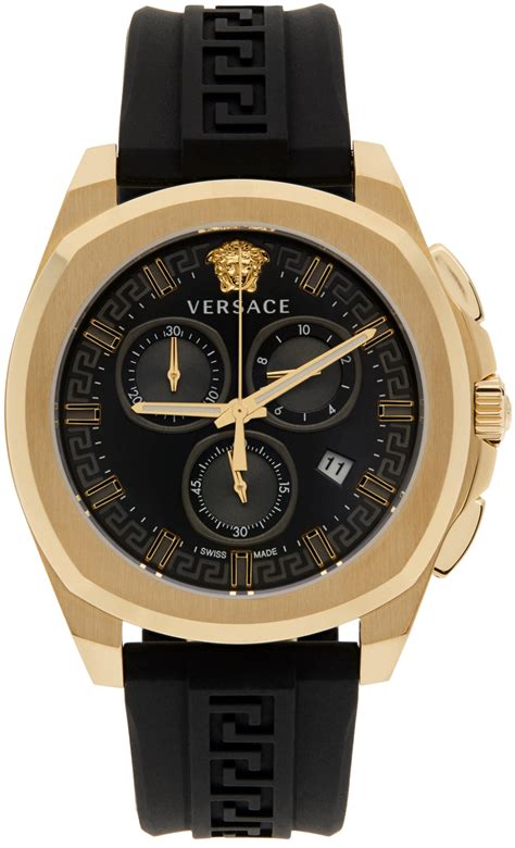 versace damenuhr gold|versace chrono watches.